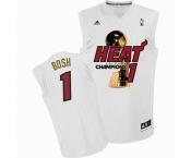 nba miami heat #1 bosh white[champions]