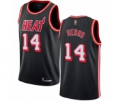 Women's Miami Heat #14 Tyler Herro Authentic Black Fashion Hardwood Classics Basketball Jersey