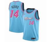 Women's Miami Heat #14 Tyler Herro Swingman Blue Basketball Jersey - 2019-20 City Edition