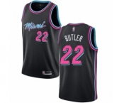 Women's Miami Heat #22 Jimmy Butler Swingman Black Basketball Jersey - City Edition