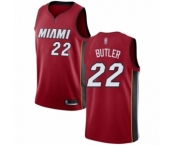 Women's Miami Heat #22 Jimmy Butler Swingman Red Basketball Jersey Statement Edition