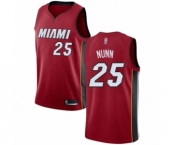 Women's Miami Heat #25 Kendrick Nunn Swingman Red Basketball Jersey Statement Edition