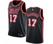 Women's Nike Miami Heat #17 Rodney McGruder Authentic Black Fashion Hardwood Classics NBA Jersey