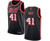 Women's Nike Miami Heat #41 Glen Rice Swingman Black Black Fashion Hardwood Classics NBA Jersey