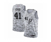 Men's San Antonio Spurs #41 Trey Lyles White Swingman Jersey - Earned Edition