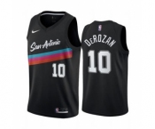 Men's San Antonio Spurs Black #10 DeMar DeRozan Black City Edition Fiesta 2020-21 Stitched Basketball Jersey