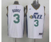 nba utah jazz #3 burke white