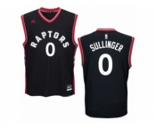 Men's Adidas Toronto Raptors #0 Jared Sullinger Authentic Black Alternate NBA Jersey