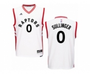 Men's Adidas Toronto Raptors #0 Jared Sullinger Authentic White Home NBA Jersey