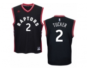 Men's Adidas Toronto Raptors #2 PJ Tucker Authentic Black Alternate NBA Jersey