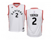 Men's Adidas Toronto Raptors #2 PJ Tucker Authentic White Home NBA Jersey