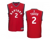 Men's Adidas Toronto Raptors #2 PJ Tucker Swingman Red Road NBA Jersey