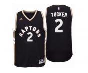 Men's Toronto Raptors #2 P. J. Tucker adidas Black Player Swingman OVO Jersey