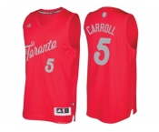 Men's Toronto Raptors #5 DeMarre Carroll Red 2016 Christmas Day NBA Swingman Jersey