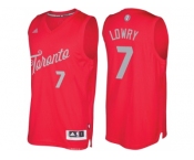 Men's Toronto Raptors #7 Kyle Lowry Red 2016 Christmas Day NBA Swingman Jersey