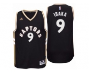 Men's Toronto Raptors #9 Serge Ibaka adidas Red Player Swingman OVO Jersey