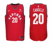Nike NBA Toronto Raptors #20 Bruno Caboclo Jersey 2017-18 New Season Red Jersey