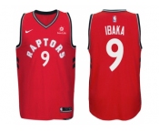Nike NBA Toronto Raptors #9 Serge Ibaka Jersey 2017-18 New Season Red Jersey