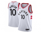 Nike Toronto Raptors #10 DeMar DeRozan White Association Edition NBA Swingman Jersey