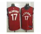 Toronto Raptors #17 Jonas Valanciunas Red Stitched NBA Jersey