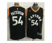 Toronto Raptors #54 Patrick Patterson Black Gold Stitched NBA Jersey