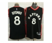 Toronto Raptors #8 Bismack Biyombo Black Stitched NBA Jersey