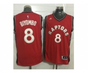 Toronto Raptors #8 Bismack Biyombo Red Stitched NBA Jersey