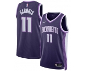 Men's Sacramento Kings #11 Domantas Sabonis Purple 2025-26 City Edition Swingman Stitched Jersey Men's Sacramento Kings #11 Domantas Sabonis Purple 2025-26 City Edition Swingman Stitched Jersey