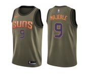 Men Nike Phoenix Suns #9 Dan Majerle Green Salute to Service NBA Swingman Jersey