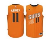 Men's Phoenix Suns #11 Brandon Knight adidas Orange Swingman Alternate Jersey