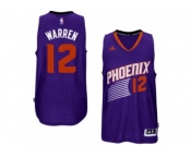 Men's Phoenix Suns #12 TJ Warren adidas Purple Swingman Road Jersey