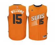 Men's Phoenix Suns #15 Alan Williams adidas Orange Swingman Alternate Jersey