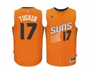 Men's Phoenix Suns #17 P.J. Tucker adidas Orange Swingman Alternate Jersey