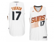 Men's Phoenix Suns #17 P.J. Tucker adidas White Swingman Home Jersey