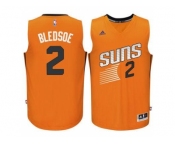 Men's Phoenix Suns #2 Eric Bledsoe adidas Orange Swingman climacool Jersey