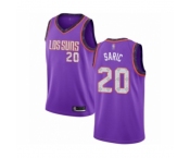 Men's Phoenix Suns #20 Dario Saric Authentic Purple Basketball Jersey 2018 -19 City Edition