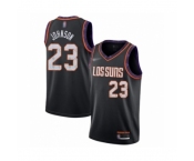 Men's Phoenix Suns #23 Cameron Johnson Swingman Black Basketball Jersey 2019-20 City Editio
