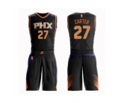 Men's Phoenix Suns #27 Jevon Carter Authentic Black Basketball Suit Jersey - Statement Edition