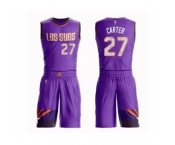 Men's Phoenix Suns #27 Jevon Carter Swingman Purple Basketball Suit Jersey - City Edition