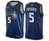 Women's Nike Orlando Magic #5 Marreese Speights Swingman Blue NBA Jersey - City Edition