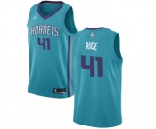 Women's Nike Jordan Charlotte Hornets #41 Glen Rice Swingman Teal NBA Jersey - Icon Edition