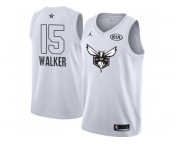 Youth Nike Charlotte Hornets #15 Kemba Walker White NBA Jordan Swingman 2018 All-Star Game Jersey