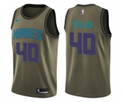 Youth Nike Charlotte Hornets #40 Cody Zeller Swingman Green Salute to Service NBA Jersey