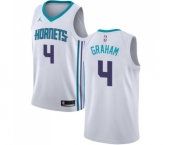 Youth Nike Jordan Charlotte Hornets #4 Devonte Graham Swingman White NBA Jersey - Association Edition