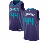 Youth Nike Jordan Charlotte Hornets #44 Frank Kaminsky Swingman Purple NBA Jersey Statement Edition