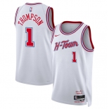 Men's Houston Rockets #1 Amen Thompson White 2025-26 City Edition Stitched Jersey Men's Houston Rockets #1 Amen Thompson White 2025-26 City Edition Stitched Jersey