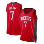 Men's Houston Rockets #7 Kevin Durant Red Nike Icon Edition NBA Jersey