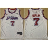 Men's Houston Rockets #7 Kevin Durant White 2024-25 Stitched Jersey Men's Houston Rockets #7 Kevin Durant White 2024-25 Stitched Jersey