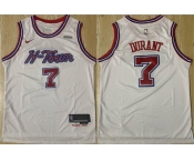 Men's Houston Rockets #7 Kevin Durant White 2024-25 Stitched Jersey Men's Houston Rockets #7 Kevin Durant White 2024-25 Stitched Jersey