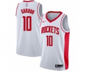 Women's Houston Rockets #10 Eric Gordon Swingman White Finished Basketball Jersey - Association Edition